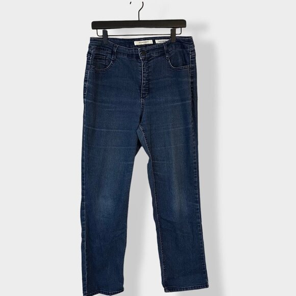 Jones New York Denim - Jones New York Lexington Straight Blue Jeans 14 Short